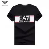 t-shirt armani logo ea7 center noir